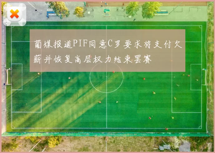 葡媒报道PIF同意C罗要求将支付欠薪并恢复高层权力结束罢赛